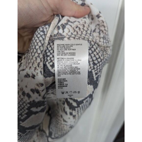 Maeve‎ by Anthropologie Juno Dress women's size XS snakeskin print fit & flare - Picture 5 of 7